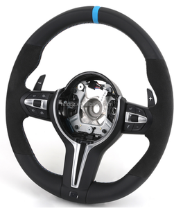 Volante de Fibra de Carbono Real para <span class=keywords><strong>BMW</strong></span> E90 E92 E93 320i 325i 330i 335i <span class=keywords><strong>330d</strong></span> 2006-2012, Volante Deportivo de Alta Calidad, Estilo Personalizado - Product Image 6