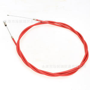 Câble de frein à disque arrière pour Scooter M365, 195mm, ligne de frein rouge en acier inoxydable, durable, pour l'entretien et la réparation des Scooters électriques - Product Image 4