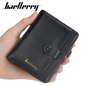 Portefeuille pour hommes court vertical fente multi-cartes permis de conduire <span class=keywords><strong>porte</strong></span>-<span class=keywords><strong>monnaie</strong></span> jeunesse <span class=keywords><strong>porte</strong></span>-<span class=keywords><strong>carte</strong></span> à glissière - Product Image 6