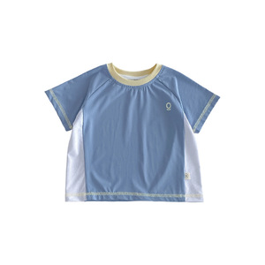 T-shirt garçon tendance à séchage rapide, nouveau style été 2026, haut color-block coréen cool pour bébé, pantalon enfant - Product Image 5