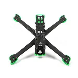 新型iFlight Nazgul V2 5英寸框架，带6毫米臂，带4PCS兴2207电机螺旋桨，用于遥控FPV DIY赛车无人机