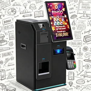 Solution <span class=keywords><strong>bancaire</strong></span> tout-en-un avec écran 21,5 pouces et recycleur de billets et de pièces pour les agences bancaires, impression de logo personnalisée - Product Image 1
