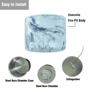 <span class=keywords><strong>Camino</strong></span> fai da te all'ingrosso della fabbrica caminetti creativi pozzi di fuoco in stile personalizzato in vendita - Product Image 5