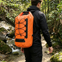 Sac à dos isotherme souple en PVC personnalisé de 3 mm d'épaisseur, pliable, imperméable, sac à dos sec, glacière souple, 20 L, isolé, voyage, camping, randonnée
