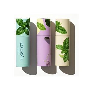 Tube de baume à lèvres en carton biodégradable personnalisé, emballage en papier kraft rond en gros - Product Image 3
