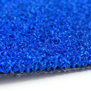 Gazon artificiel synthétique bleu haute densité pour terrains de hockey/golf/tennis/padel, revêtement de sol sportif - Product Image 2