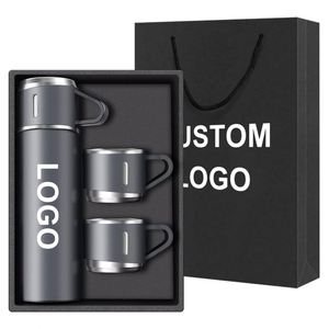 Promotional Business Gift Stainless Steel Thermos Cup Set <b>Customized</b> <b>Water</b> <b>Bottle</b> with logo Wholesale Vacuum Insulated Flask - Product Image 1