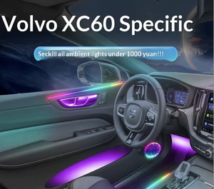 Pour <span class=keywords><strong>Volvo</strong></span> <span class=keywords><strong>XC60</strong></span>, éclairage d'ambiance, modification intérieure, accessoires automobiles, décoration spéciale Daquan, accessoires d'ambiance intérieure - Product Image 1