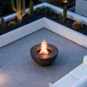 Brasero de Hierro para Exteriores, Resistente a la Intemperie, con Diseño Elegante y Eficiente en <span class=keywords><strong>Calor</strong></span>, para Uso en Europa y América - Product Image 1