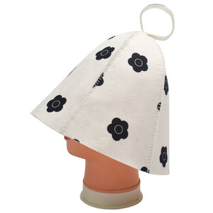 Sombrero de Sauna de fieltro de alta calidad para Rusia, sombreros de baño Bayna, sombreros de ducha Unisex para Spa - Product Image 4