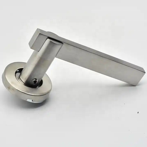 OEM ODM Poignée de <span class=keywords><strong>porte</strong></span> intérieure solide en acier inoxydable satiné moderne pour appartements - Product Image 1