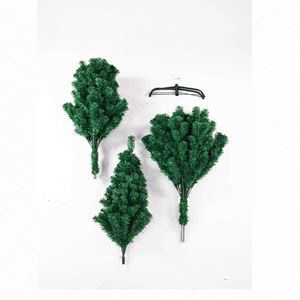 Arbre de Noël artificiel DB 5,5 pieds, arbre de Noël en épicéa à charnière de qualité supérieure non éclairé avec support en métal massif, pour décoration extérieure et intérieure - Product Image 4