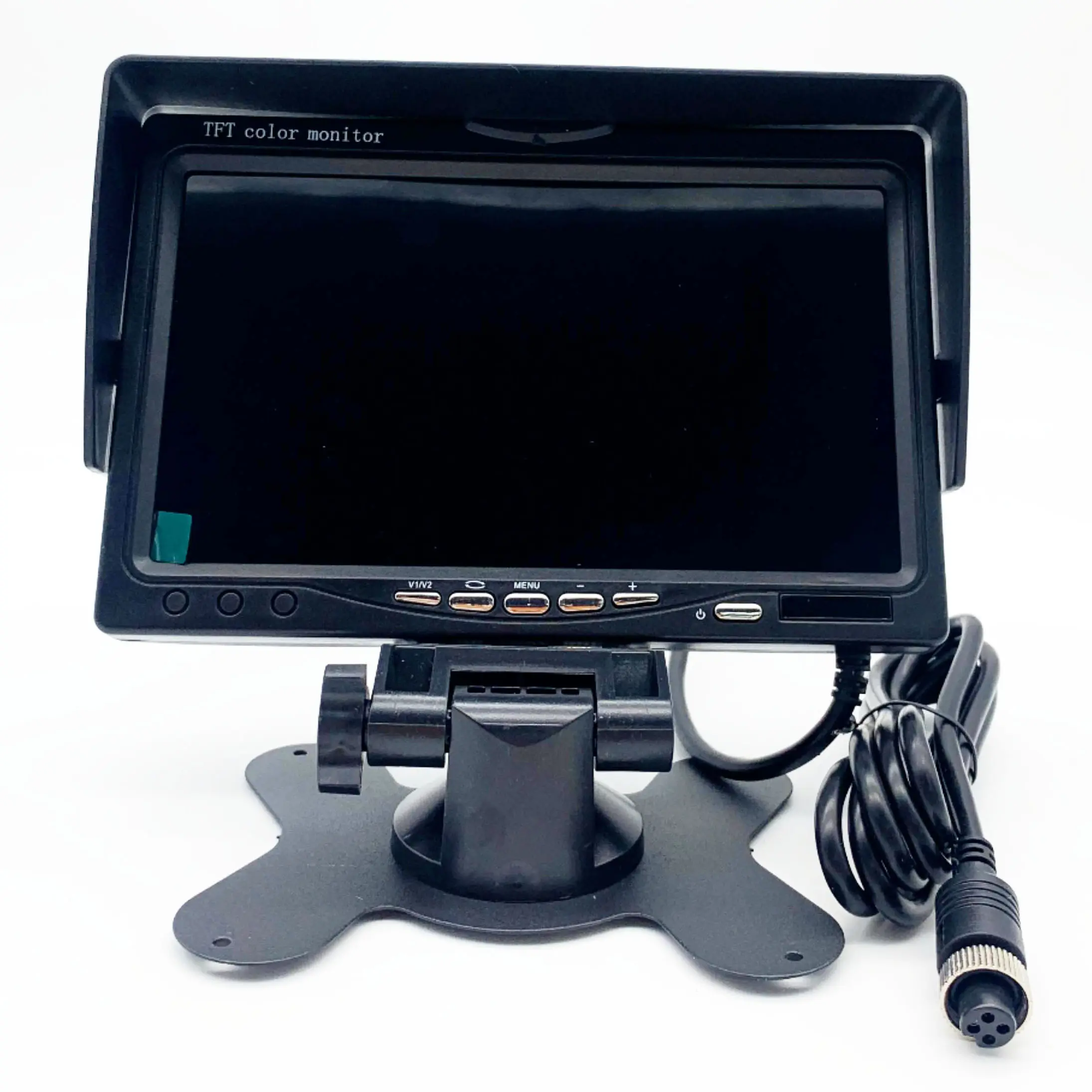 FL&OEM Auto-Rückfahrmesser Parkplatzbildschirm 7 Zoll TFT-LCD Auto-Rückfahrkamera Überwachungssystem Back-Up CCTV Umkehrmonitor