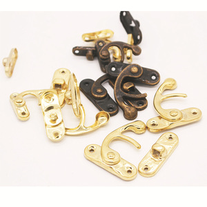 ตะขอเหล็กแบบขัดเงาสำหรับกล่องไม้ กล่องใส่เครื่องประดับ - Product Image 1