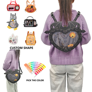 Sac à bandoulière transparent personnalisé De <span class=keywords><strong>Bang</strong></span>, fabricant de sacs ITA, sac à dos pour présentoir de badges Lolita, prise en charge OEM ODM - Product Image 3