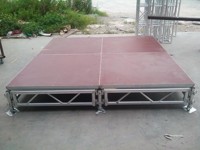 Scène d'Événement Mobile et Portative de Luxe à Capacité de Charge Élevée, en Aluminium, pour Concert, Mariage, Extérieur, Installation Facile