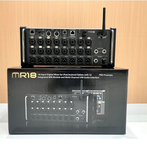 Console de mixage audio numérique MR12/MR18 midaa, nouvelle version, 18 canaux, 12 bus, module <span class=keywords><strong>WiFi</strong></span> intégré/enregistreur stéréo USB - Product Image 1