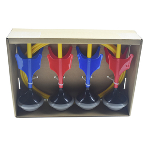 Jeu de fléchettes de sécurité personnalisées avec logo, base lestée souple, jouet de lancer avec anneaux cibles pour l'extérieur et la cour, vente en gros - Product Image 3