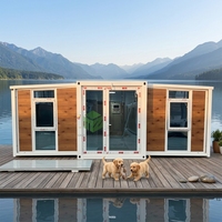 Maison conteneur extensible 20/40 pieds, préfabriquée, 2/3 chambres, détachable, montage facile, bureau mobile de luxe, hôtel, bâtiment