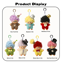 Série créative A-Zai : Boîte mystère de pendentifs en peluche, breloques de poupées Kawaii, pendentifs de sac à main, porte-clés, jouets de collection aléatoires pour machine à griffes