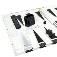 Ensemble de Backgammon Moderne Pré-Assemblé Écologique de Luxe