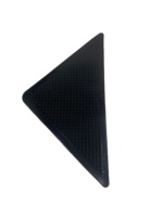 Tapis antidérapant noir, 10 pièces, tenture, tapis antidérapant, amovible, écologique, noir