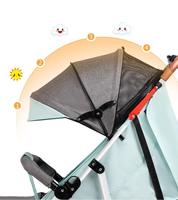 Poussette légère pliable à quatre roues pour bébés et enfants avec pliage à une touche, livraison directe disponible