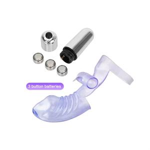 JRUI alat bantu dewasa getar jari kepuasan wanita untuk stimulasi vagina kedap air 10 kecepatan sentuhan nyata seks pasangan - Product Image 5