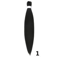 Extensions capillaires en gros, tresses pré-étirées Yaki lisses haute température, tissage simple, Jumbo6x 3x, faciles à tresser