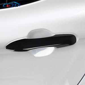 Nero lucido argento ABS Carbon Look coperture <span class=keywords><strong>per</strong></span> maniglie <span class=keywords><strong>per</strong></span> auto <span class=keywords><strong>per</strong></span> Toyota Daihatsu Altis Camry belladonna XV70 2018-2024 - Product Image 6