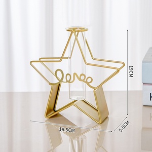 <span class=keywords><strong>Vase</strong></span> décoratif en fer de style européen, ornements pour armoire à vin, arrangement de <span class=keywords><strong>fleurs</strong></span> <span class=keywords><strong>artificielles</strong></span>, salon, bureau, maison, fait main - Product Image 6