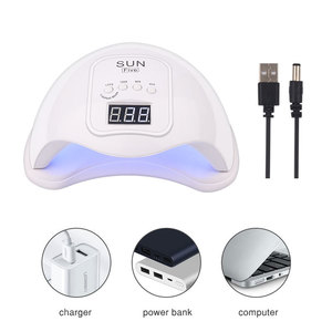 Lampe à ongles UV LED 48W, 24 LED, séchage rapide du vernis gel, avec plaque inférieure, capteur intelligent USB, lampe à ongles pour salon - Product Image 6