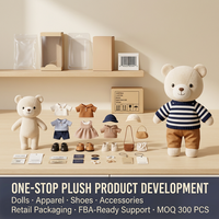 Peluche personnalisable articulée avec squelette intégré, rembourrage en coton PP, pour mascotte de marque ou objet de collection