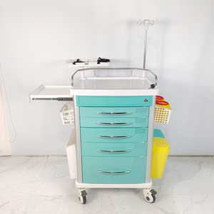 <span class=keywords><strong>Chariot</strong></span> médical d'urgence ABS pour <span class=keywords><strong>réanimation</strong></span>, anesthésie, <span class=keywords><strong>chariot</strong></span> médical pour hôpital, pharmacie, laboratoire - Product Image 2