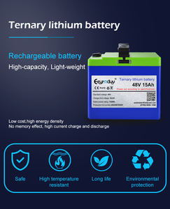 แบตเตอรี่ลิเธียมไอออน48โวลต์13ah สำหรับสกู๊ตเตอร์ไฟฟ้ารถจักรยานในเมือง15Ah 20AH 30AH 48AH 75AH 90AH ก้อนแบตเตอรี่ <span class=keywords><strong>Lifepo4</strong></span> - Product Image 3