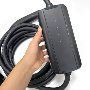 เครื่องชาร์จรถยนต์ไฟฟ้า 16A/32A สำหรับรถยนต์เทสล่า หัวชาร์จแบบ 3 ขา CEE 3.5KW 7kw 8.8kw 32a NACS เครื่องชาร์จรถยนต์ไฟฟ้าเทสล่าแบบพกพา - Product Image 5