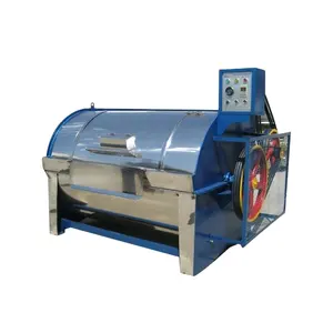 Good price 100kg horizontal belly type industrial washing machine small capacity jeans denim clothes