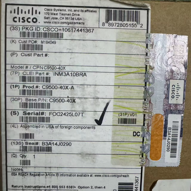Ciscos Catalyst Switch C9500-40x-a 9500 Series 40-port 10gigabit Switch Gigabit Sfp+ Ethernet Switch