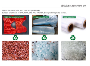 Công suất cao Mini nhựa pelletizing granulator Dòng máy cho <span class=keywords><strong>PP</strong></span> PE Pet ABS - Product Image 2