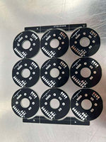 Service de fabrication de cartes de circuits imprimés (PCB) rondes personnalisées, double face, FR4, pour l'éclairage LED et les appareils électroménagers intelligents