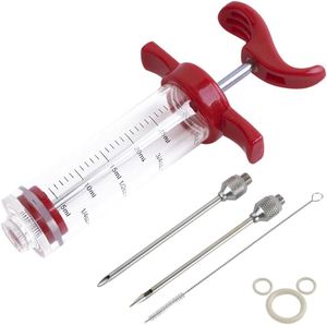 Hot Selling Plastic Cooking <b>Meat</b> Tenderize <b>Poultry</b> Turkey Chicken Sausage Syringe Injector Flavor Syringe Eco-Friendly PP - Product Image 1