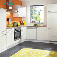 Meubles de cuisine complets AIS, comptoir et îlot personnalisés, armoires de cuisine modulaires en MDF avec comptoir en marbre et armoire