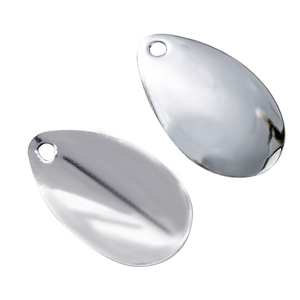 Leurre de pêche à <span class=keywords><strong>la</strong></span> truite avec pales rotatives, en nickel lisse, <span class=keywords><strong>pour</strong></span> attirer les gouttelettes d'eau - Product Image 1