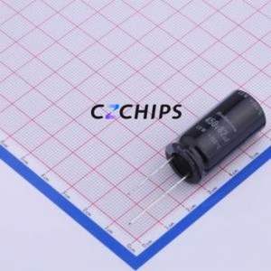 ตัวเก็บประจุอิเล็กโทรไลต์อะลูมิเนียมแบบ Through-Hole รุ่น 450CXW82MEFR16X31.5 ขนาด D16xL31.5 มม. 82uF 20% 450V ขา 7.5 มม. - Product Image 1