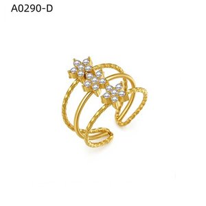 Fashion <b>Ring</b> with Zirconia A0290 for Women High Quality Jewelry - Product Image 2