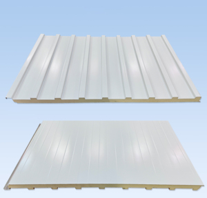 Paneles de Techo de Aluminio Corrugado con Aislamiento Térmico, Material de Tejas, Techo Ranurado de Aluminio, Lámina Sándwich de Poliuretano - Product Image 5
