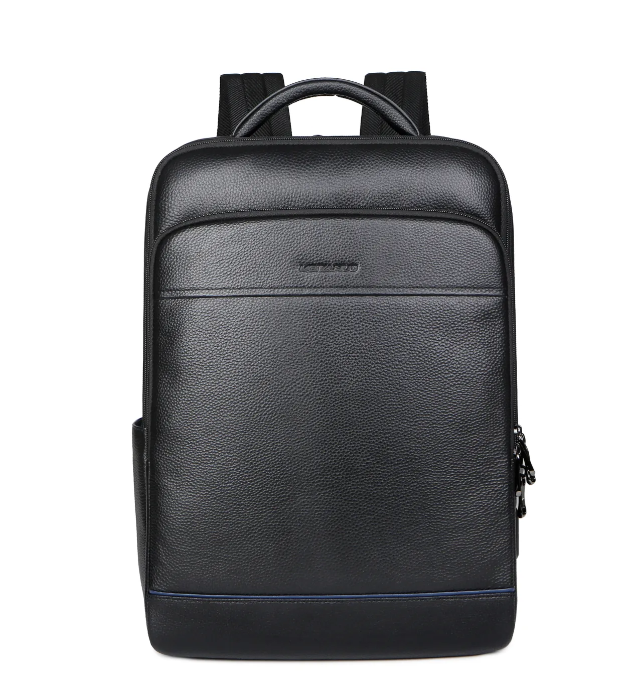 Hot Sale Waterproof Large Capacity True Cow Leather Laptop Backpack For Men