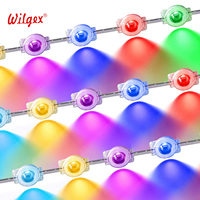 Lumières d'extérieur permanentes intelligentes RGB pour avant-toits, synchronisation musicale, étanches IP67, application et télécommande, minuterie à intensité variable, garantie 5 ans