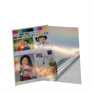 Topa không thấm nước A4 tấm có thể in phản chiếu ba chiều phim in phun vật liệu đóng gói lá cho máy bay phản lực mực máy in - Product Image 3