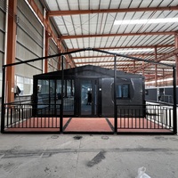 Nouveau design de maison conteneur créative idées de Cube C Box modulaire préfabriqué personnalisé pour forêt jardin extérieur solution de vie élégante